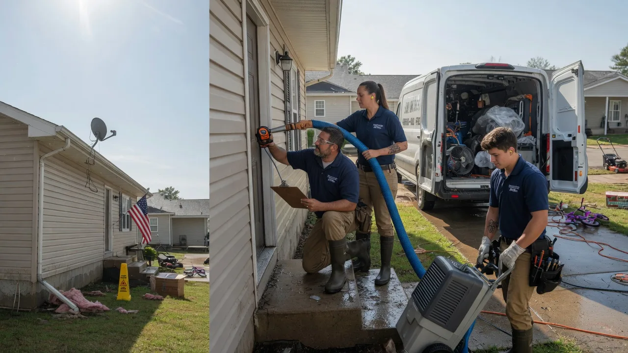 Ceiling Water Damage Restoration in Natoma, KS near me